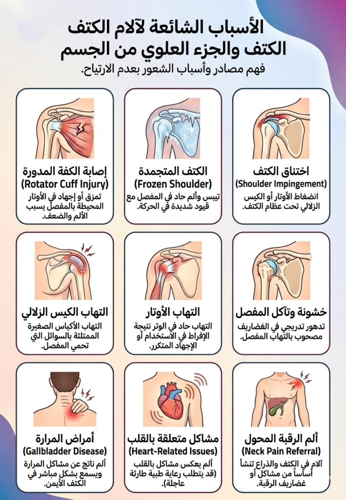 ألم الكتف الأيمن