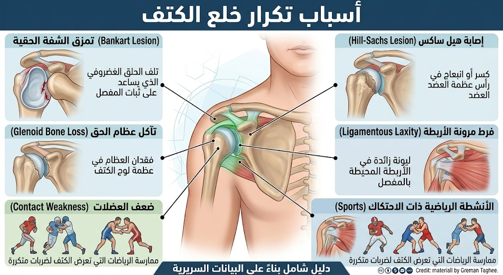 repeated shoulder dislocation