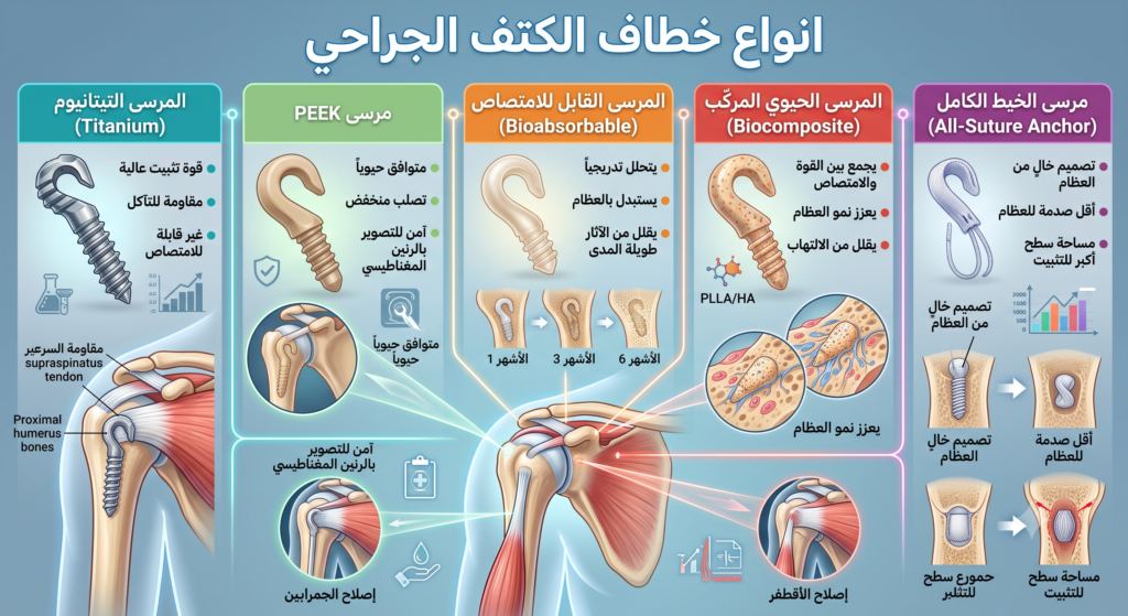 أنواع خطاف الكتف