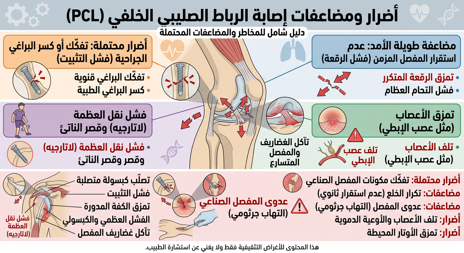 سعر عملية الرباط الصليبي الخلفي