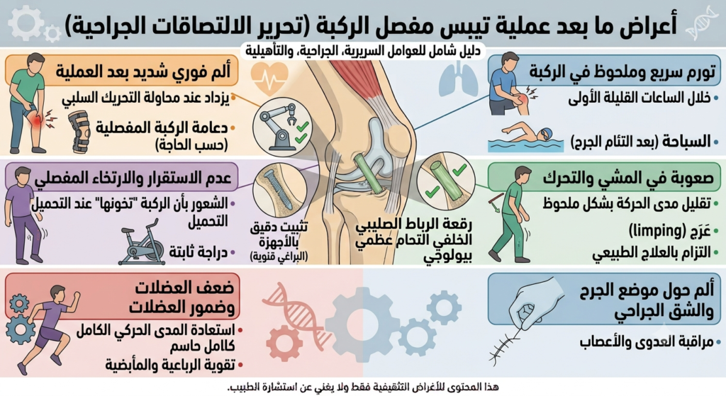 نسبة نجاح عملية تيبس مفصل الركبة