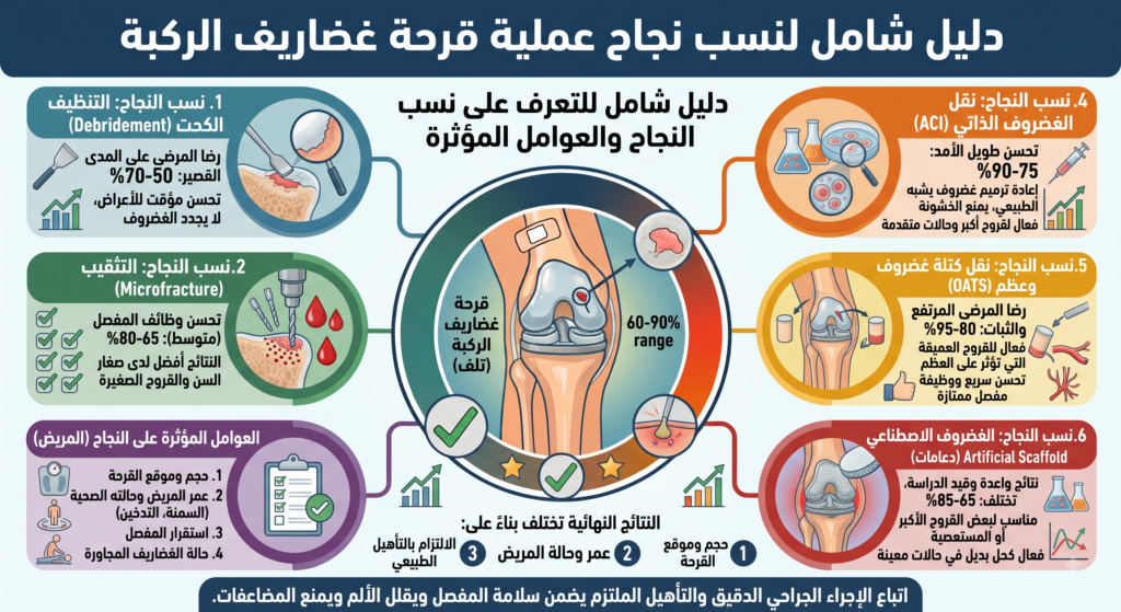 عملية قرحة غضاريف الركبة