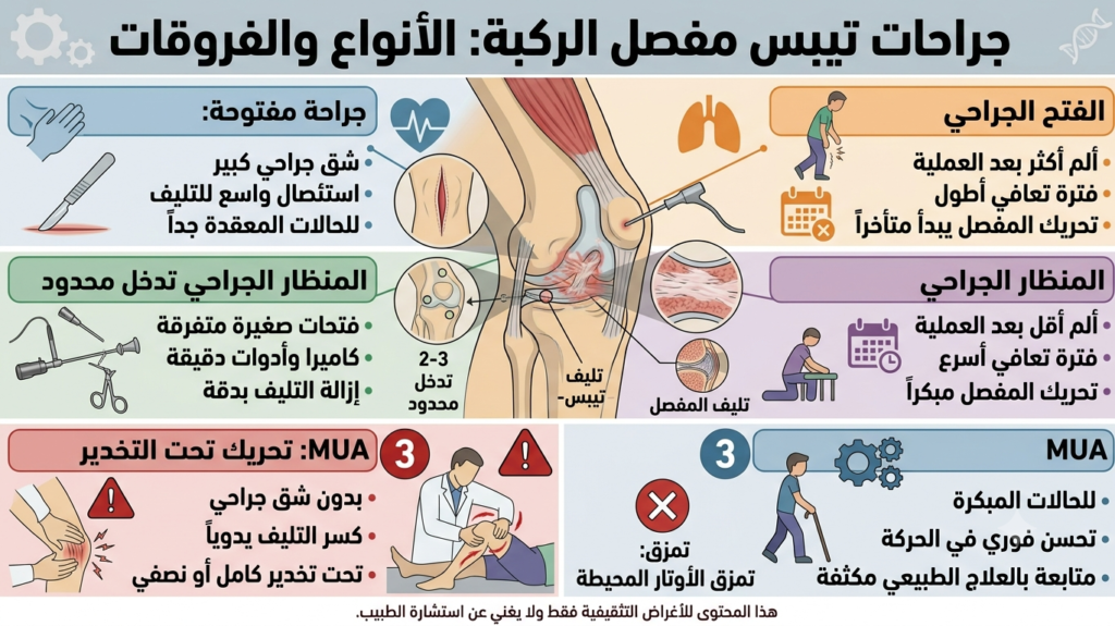عملية تيبس مفصل الركبة