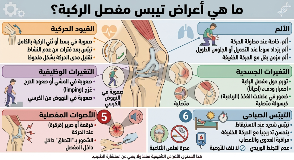تيبس مفصل الركبة