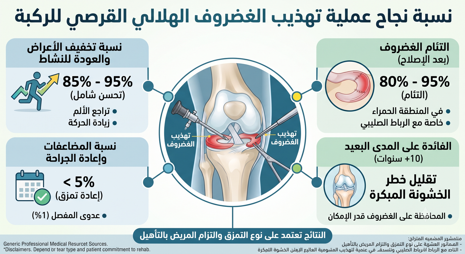 نسبة نجاح عملية الغضروف القرصي