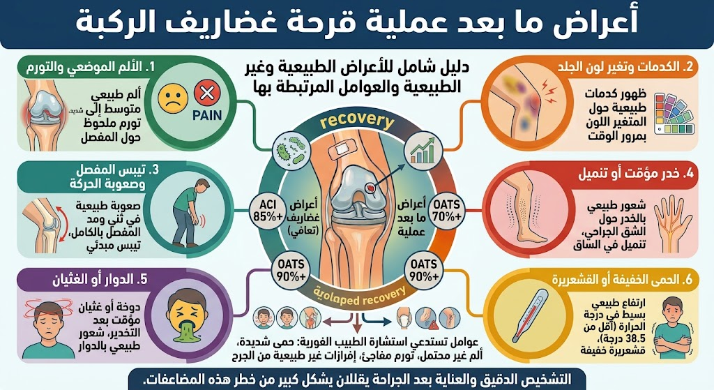 نجاح عملية قرحة غضاريف الركبة