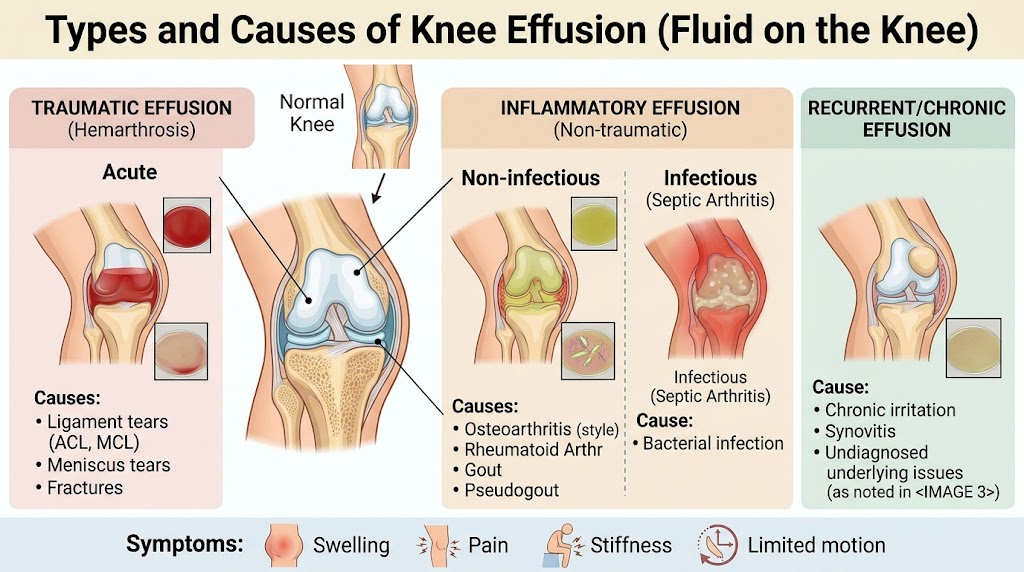 Types of Knee Effusion