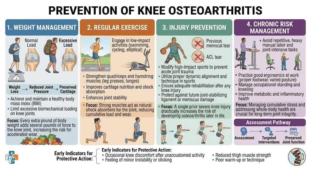 how to pevent knee osteoarthritis 