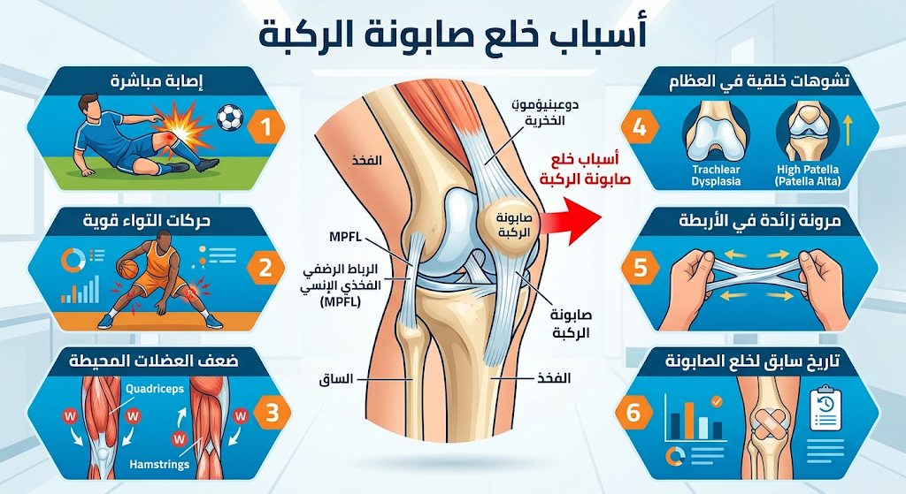 خلع صابونة الركبة