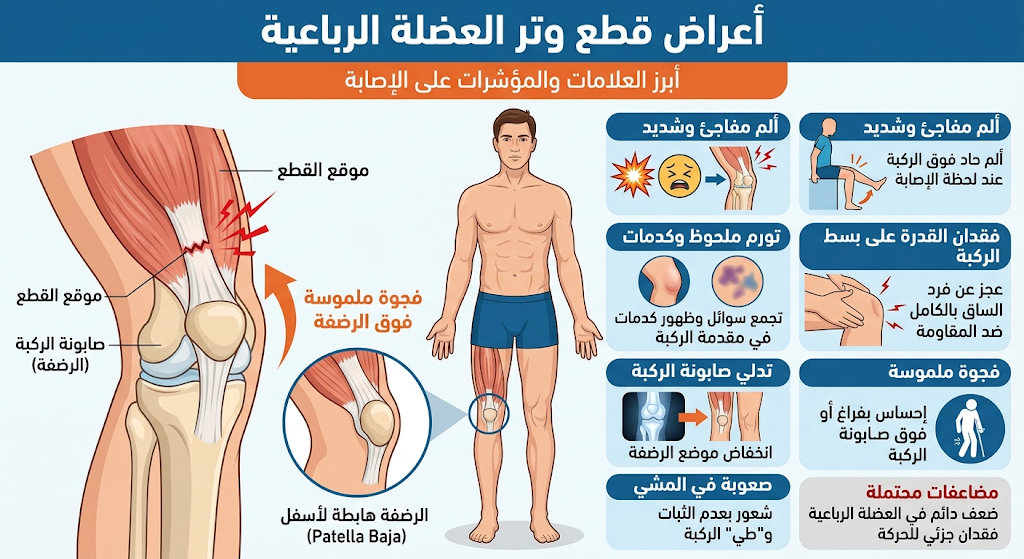 عملية قطع وتر العضلة الرباعية
