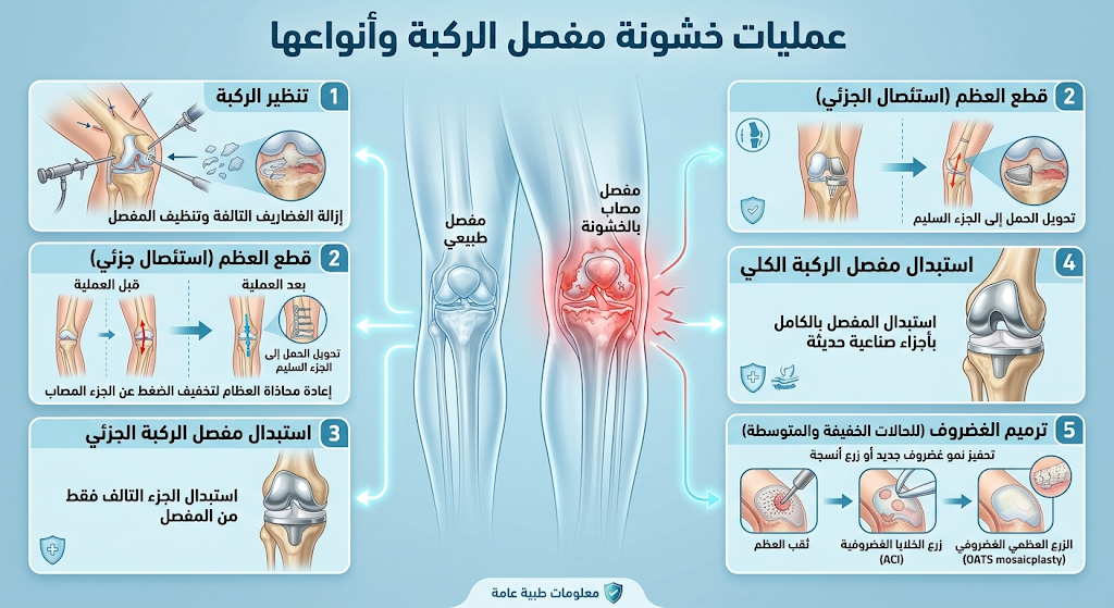 علاج خشونة مفصل الركبة