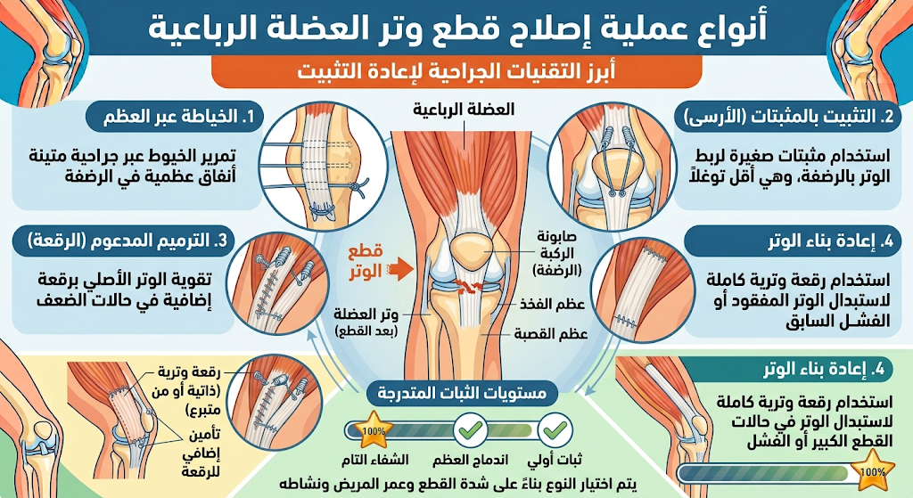عملية قطع وتر العضلة الرباعية