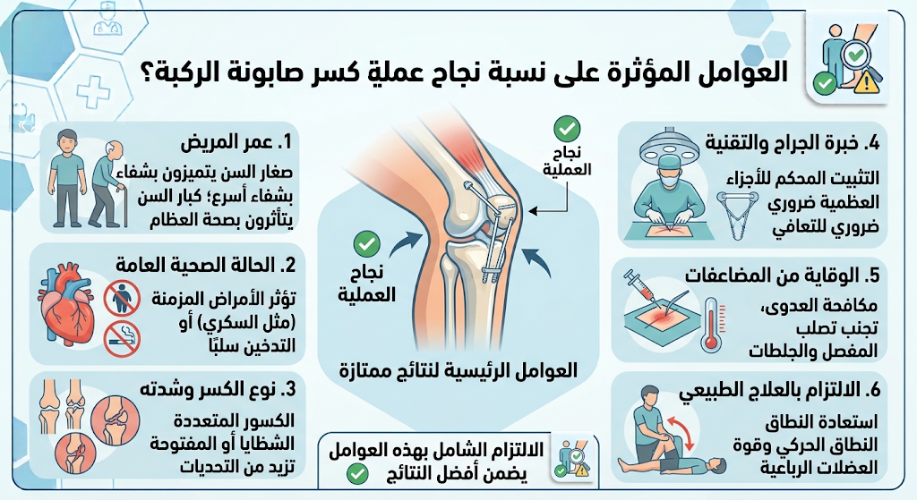 نسبة نجاح عملية كسر صابونة الركبة