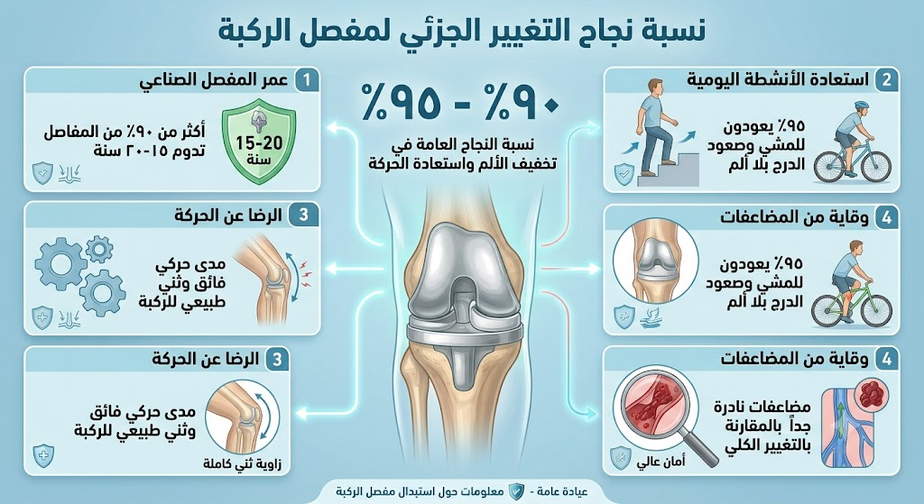 سعر عملية التغيير الجزئي للركبة