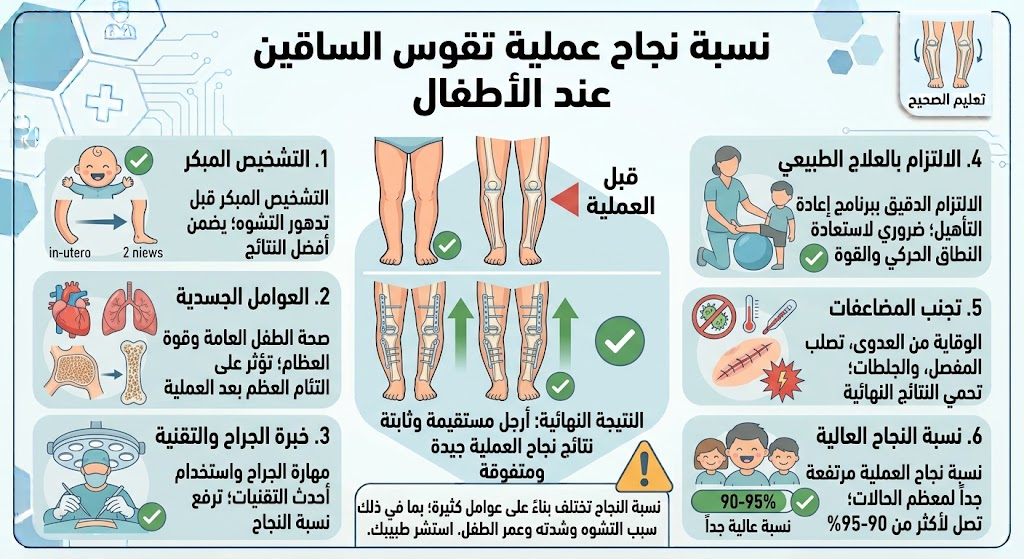 عملية تقوس الساقين عند الأطفال