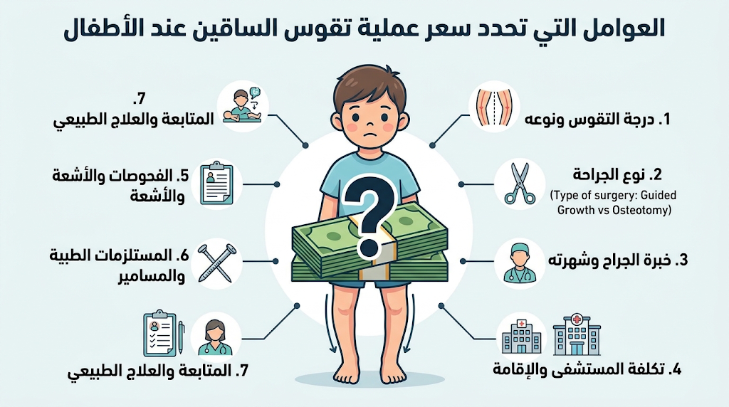 سعر عملية تقوس الساقين عند الأطفال