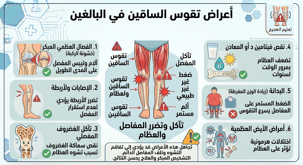 عملية تقوس الساقين في البالغين