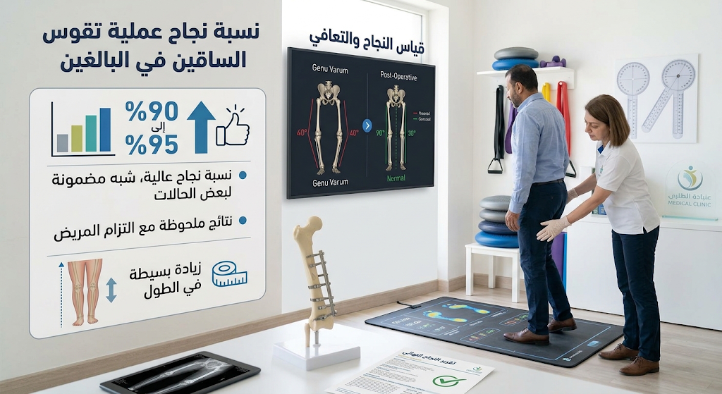 عملية تقوس الساقين في البالغين
