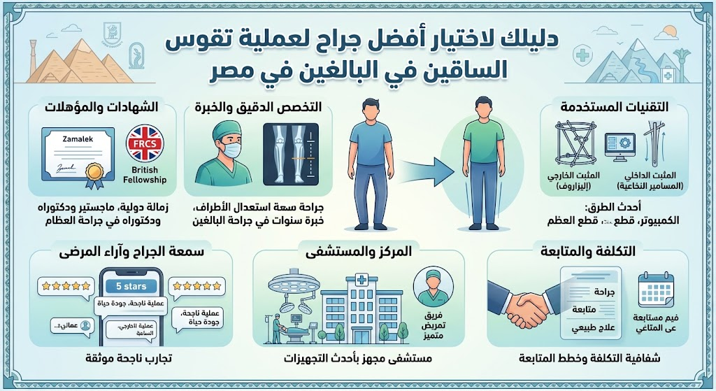 سعر عملية تقوس الساقين في البالغين