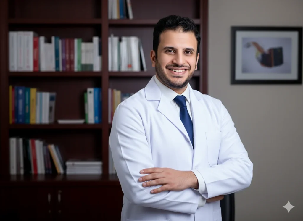 Prof. Dr. Ibrahim Abdelmonem, orthopedic surgeon at the American Center for Knee and Shoulder Surgeries, Nasr City, Cairo