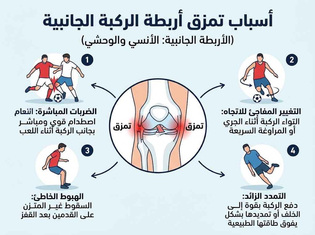 Causes of Collateral Knee Ligament Tears